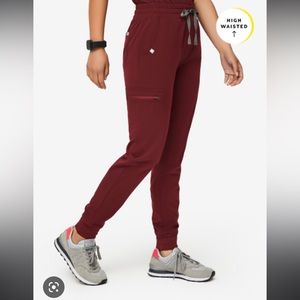 Figs Women's Burgundy Zamora™ High Waisted